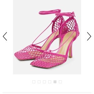 NWT Bottega Veneta stretch sandal in pink sz 38.5